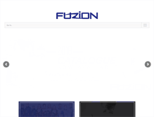 Tablet Screenshot of fuzionsportswear.com